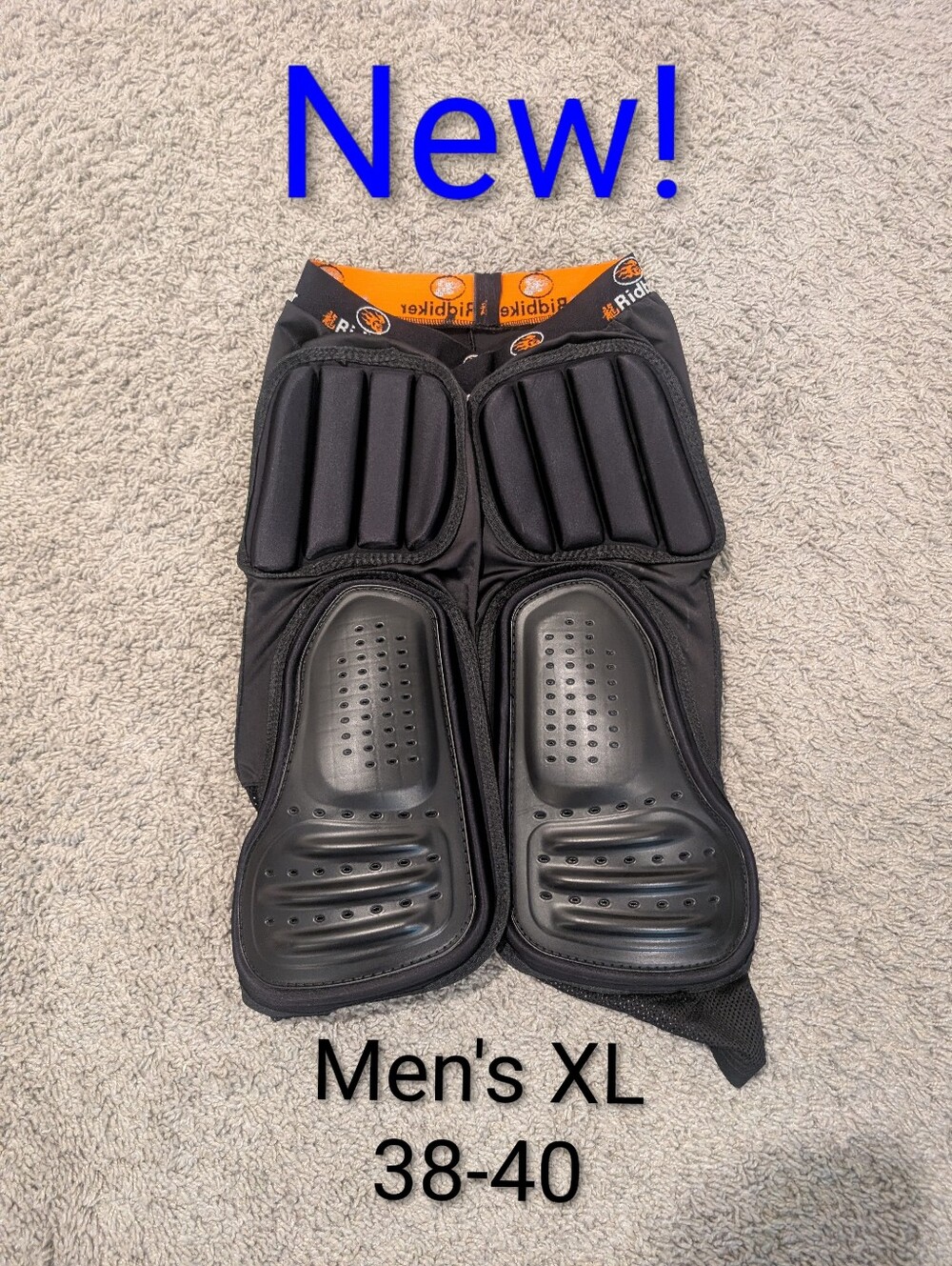 New Mens XL 38-40 3D Butt Pads, Protective Padded Bike Short motocross snowboard